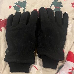 Black Winter Gloves
